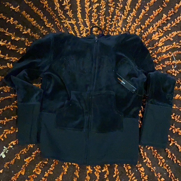 BCBG Large Velor Sweatshirt - Picture 1 of 6